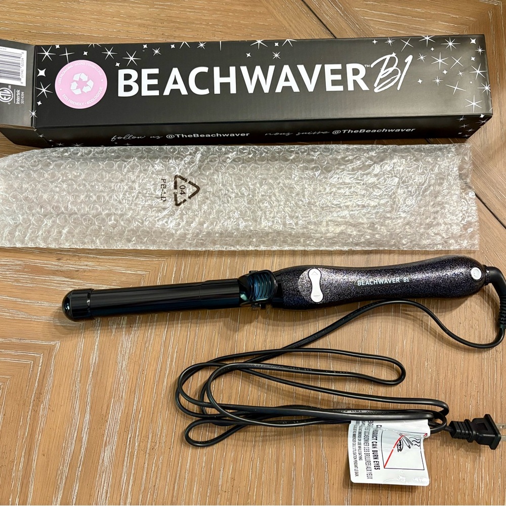 Beachwaver B1 black glitter- New in box
